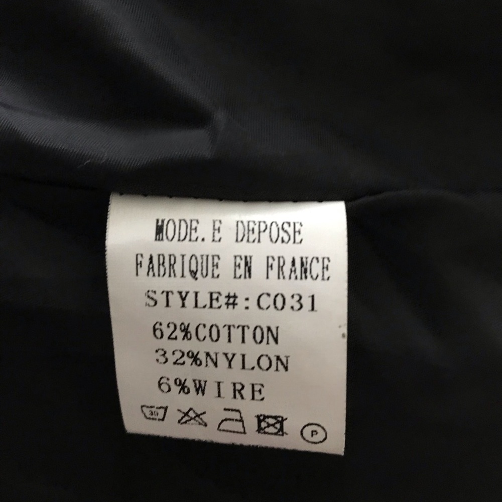 Colette Paris coat with real fur fox trim SZ S - Picture 13 of 13
